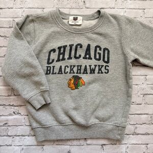 Chicago Blackhawks Kids Gray Sweatshirt